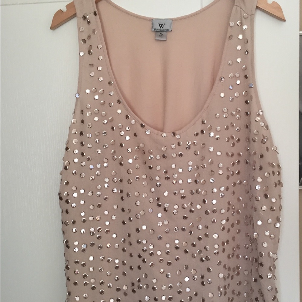 Worthington Sparkle Tank Top
